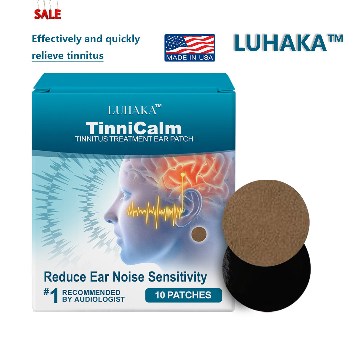 LUHAKA™ TinniCalm - Tinnitus Treatment Ear Patch 😄 2