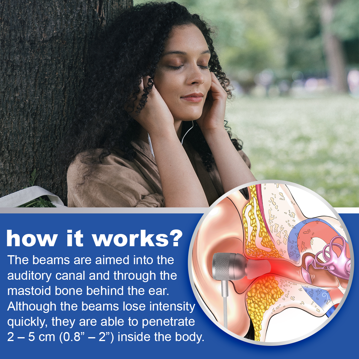 LUHAKA™ Infrapeace - Red Light Therapy Ear Plugs🎁