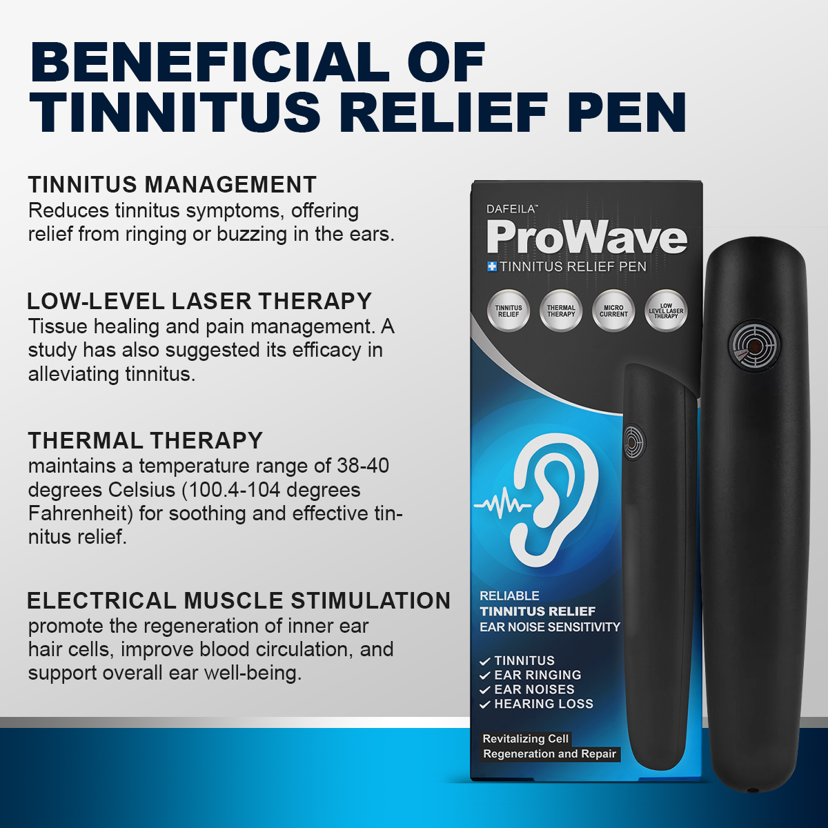 Dafeila™ ProWave Tinnitus Relief Pen ACE7