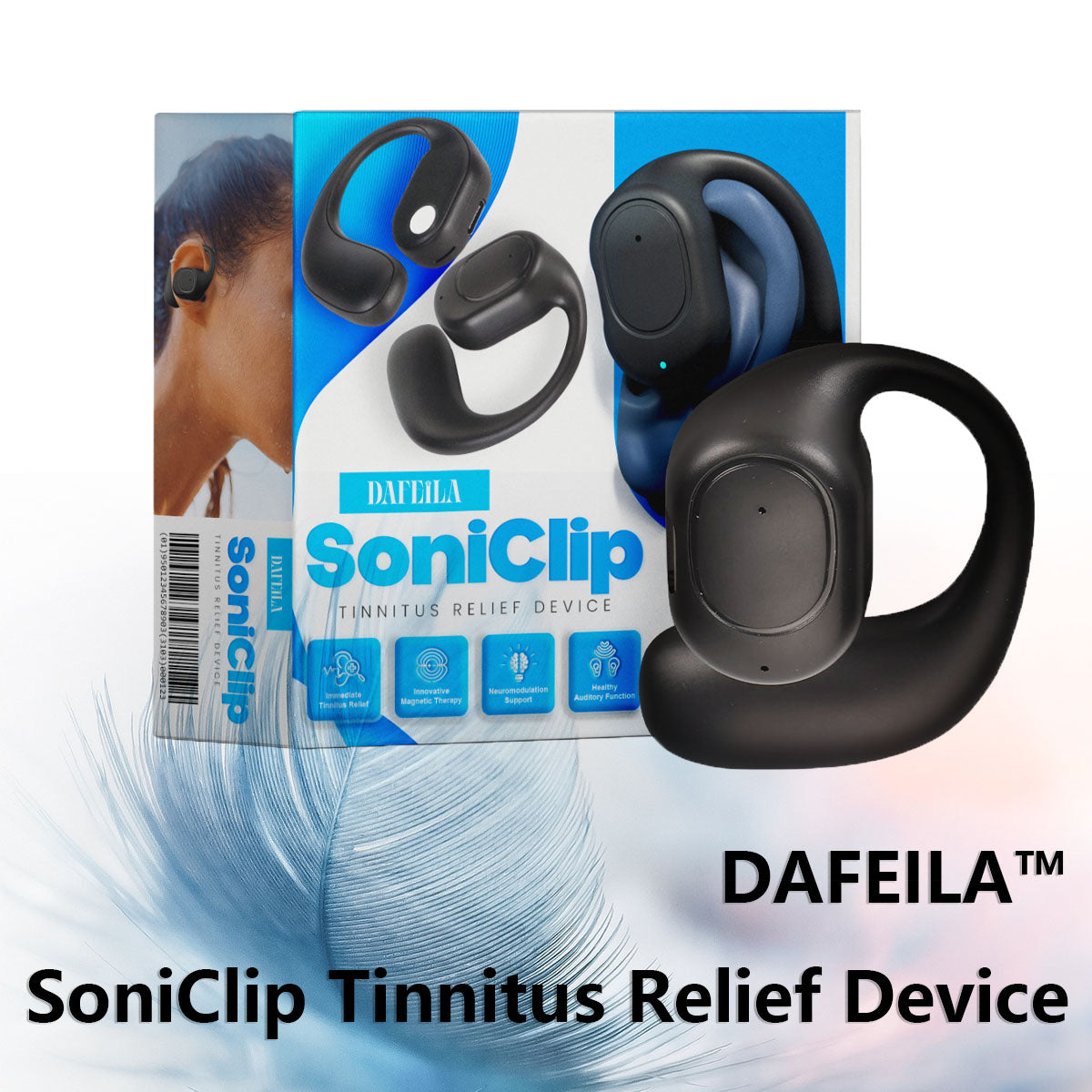 DAFEILA™ SoniClip Tinnitus Relief Device