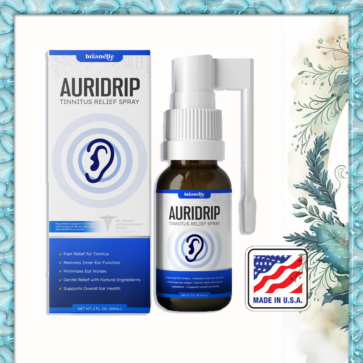 Brianelle™ Auridrip Tinnitus Relief Spray💎9