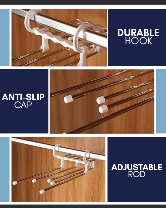 Collapsible Pants Organizing Rack