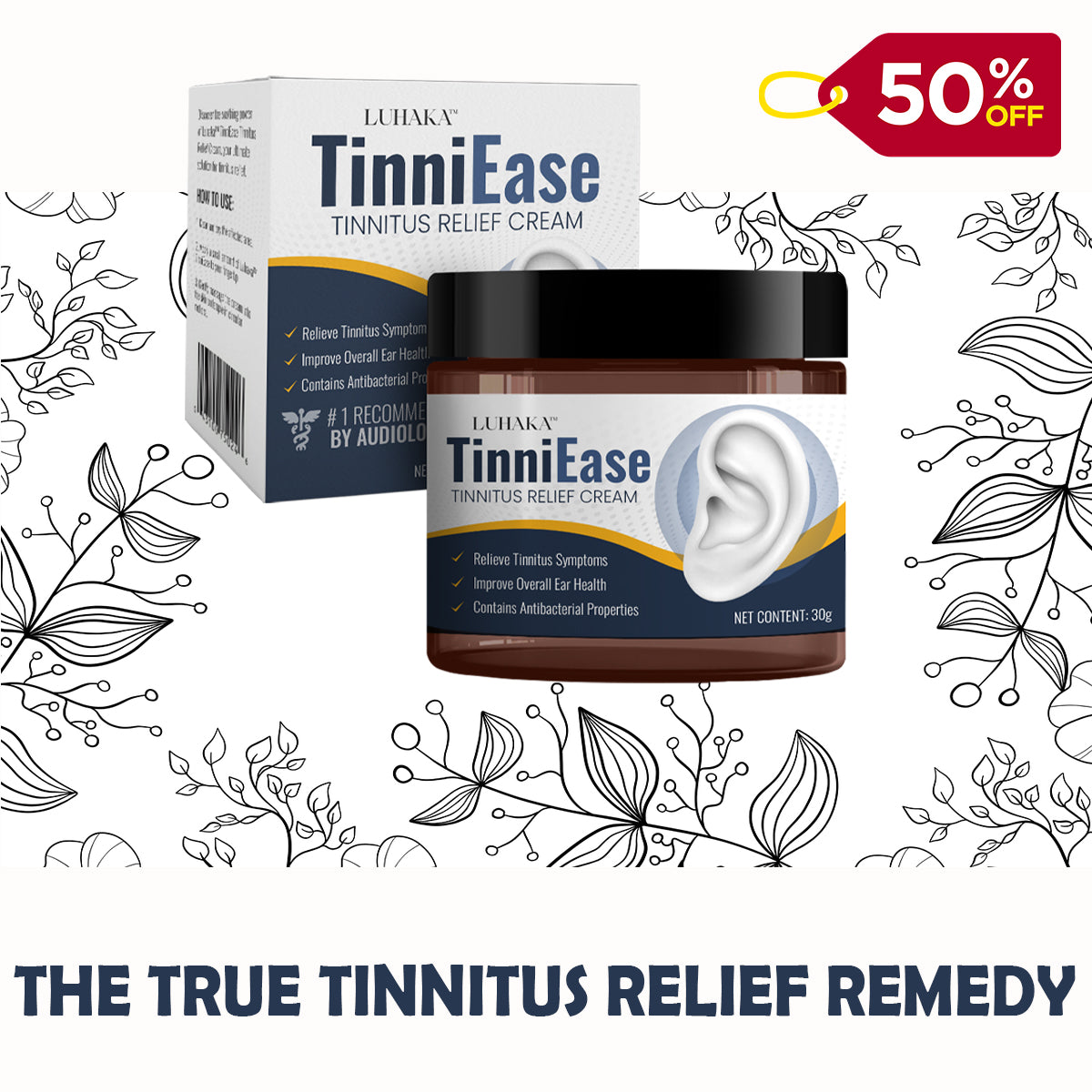 Luhaka™ TinniEase Tinnitus Relief Cream 10