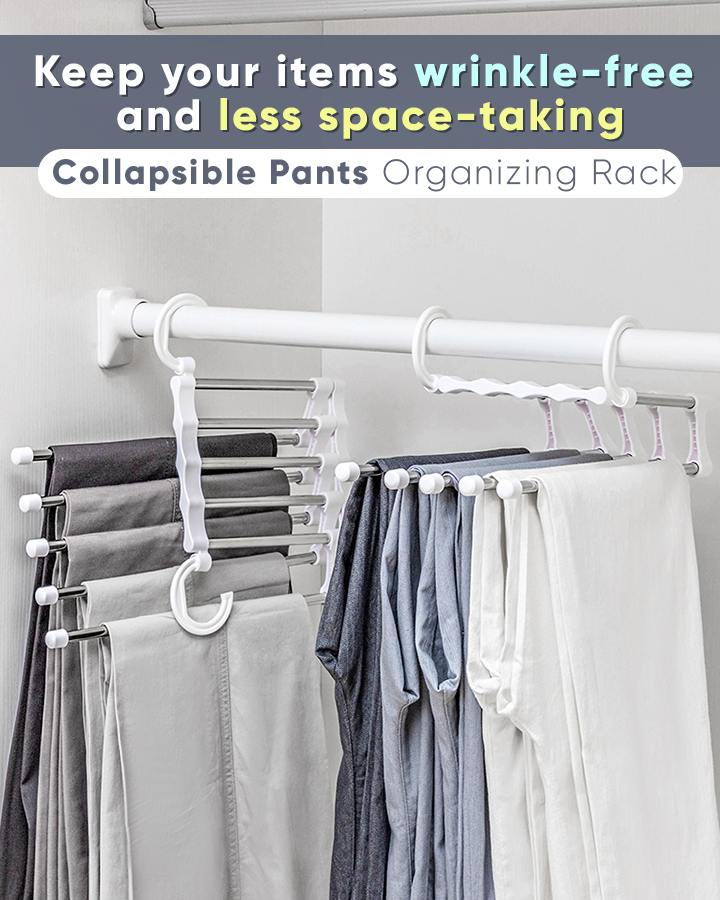 Collapsible Pants Organizing Rack