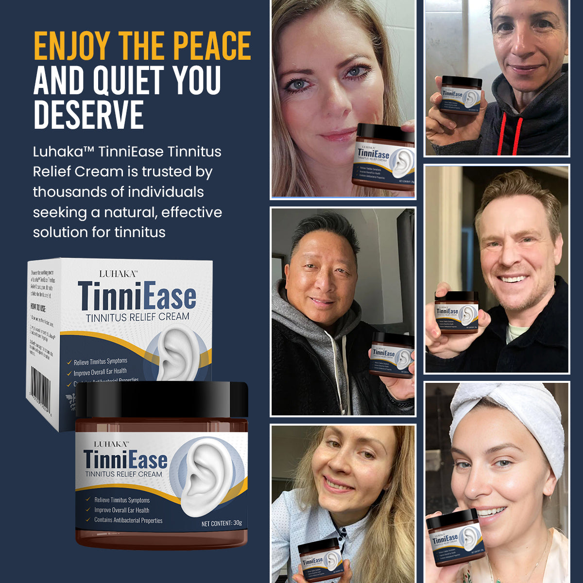 Luhaka™ TinniEase Tinnitus Relief Cream 9-1