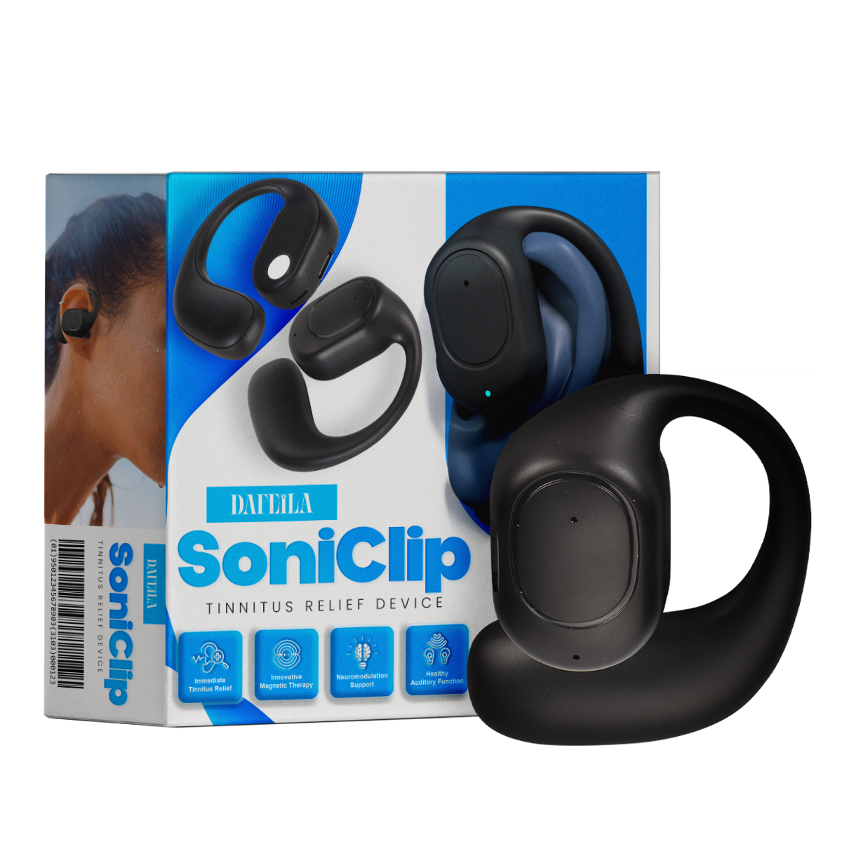 DAFEILA™ SoniClip Tinnitus Relief Device