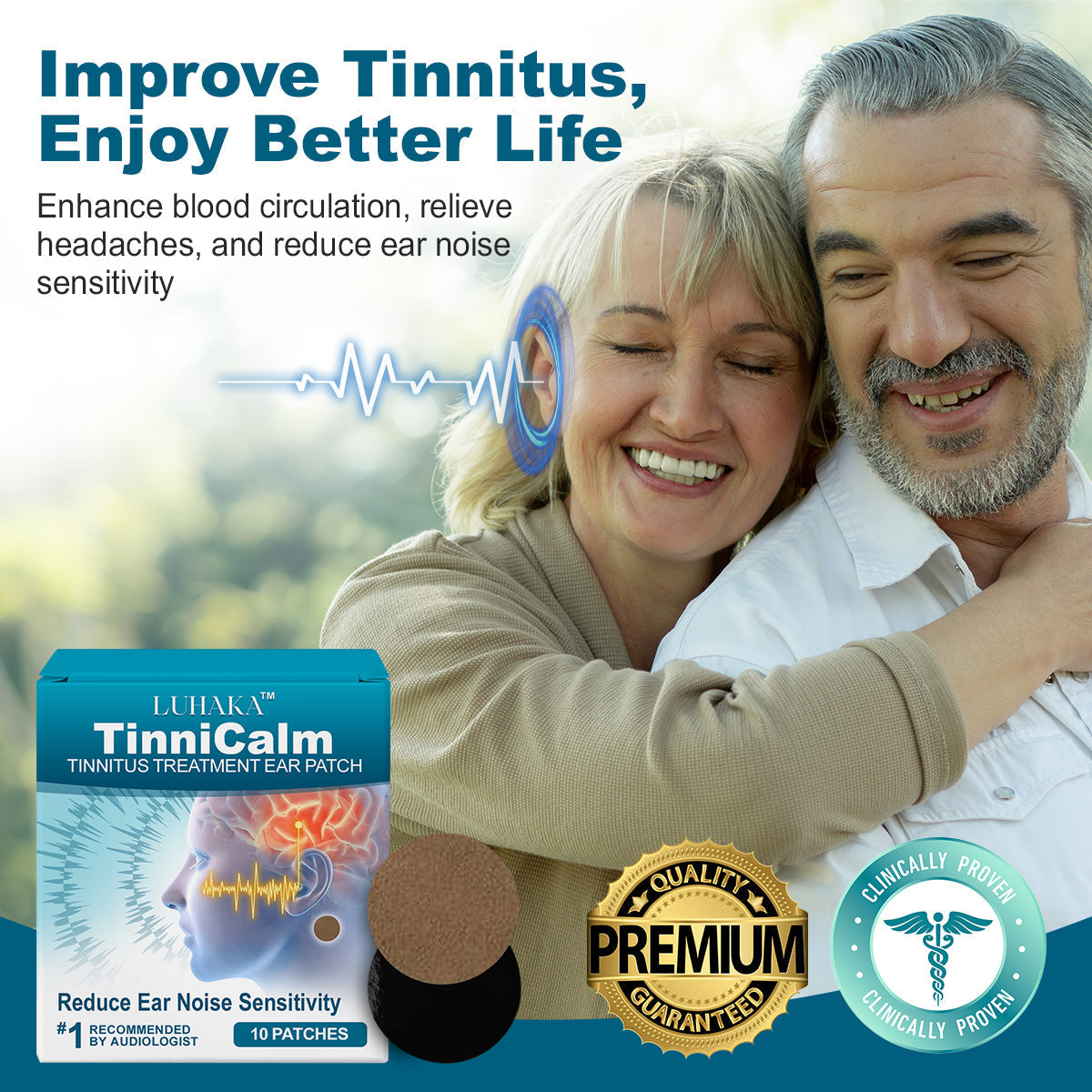 LUHAKA™ TinniCalm - Tinnitus Treatment Ear Patch ⭐️