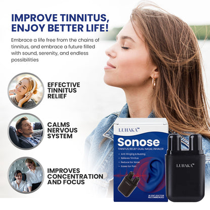 LUHAKA™ Sonose Tinnitus Relief Dual Nasal Inhaler 🌟