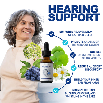 Luhaka™ SonicHear Organic Tinnitus Ear Health Oil  🔥