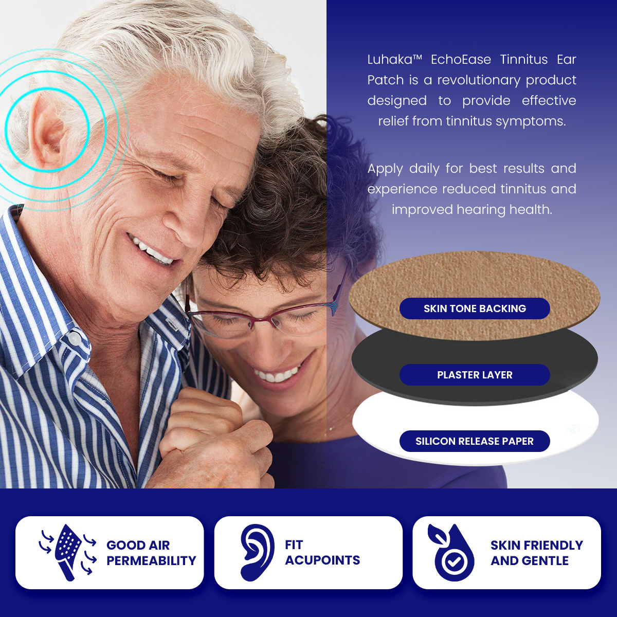 Luhaka™ EchoEase Tinnitus Ear Patch 🔕 Super Discount🔥5