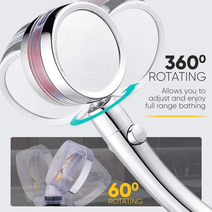 360° Power Shower Head